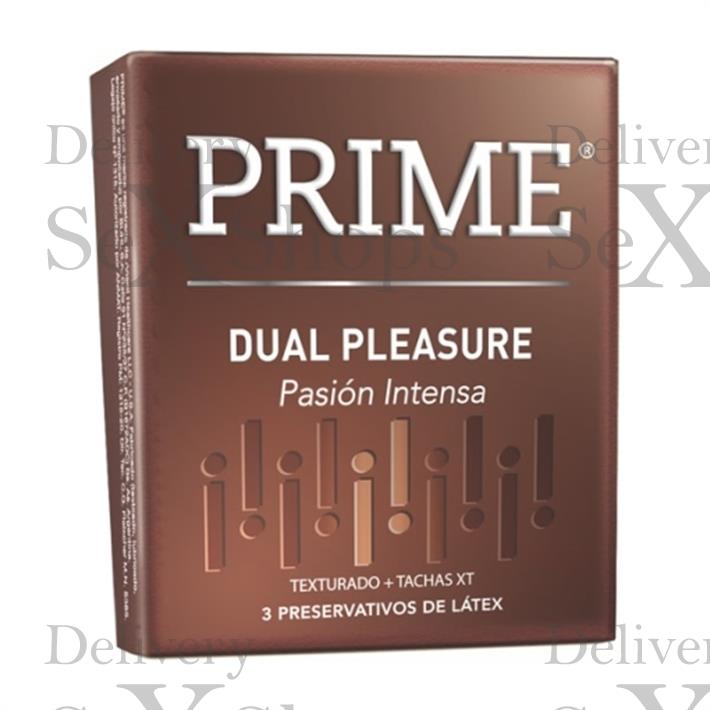  Preservativo Prime Dual Pleasure 